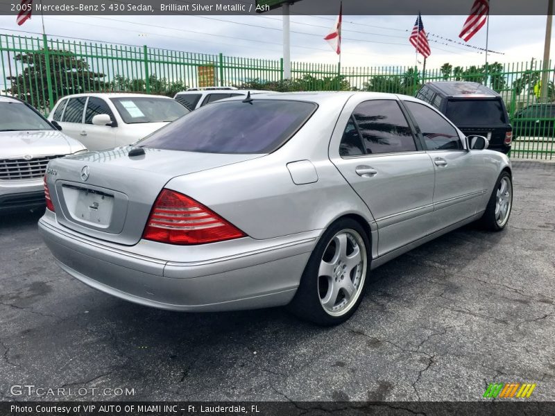 Brilliant Silver Metallic / Ash 2005 Mercedes-Benz S 430 Sedan