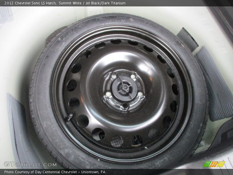 Summit White / Jet Black/Dark Titanium 2012 Chevrolet Sonic LS Hatch