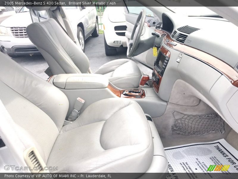 Brilliant Silver Metallic / Ash 2005 Mercedes-Benz S 430 Sedan