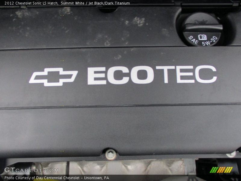 Summit White / Jet Black/Dark Titanium 2012 Chevrolet Sonic LS Hatch