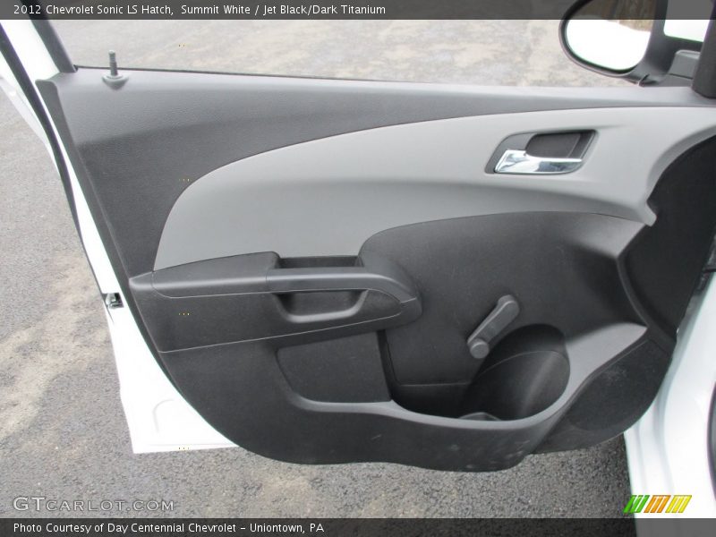 Summit White / Jet Black/Dark Titanium 2012 Chevrolet Sonic LS Hatch
