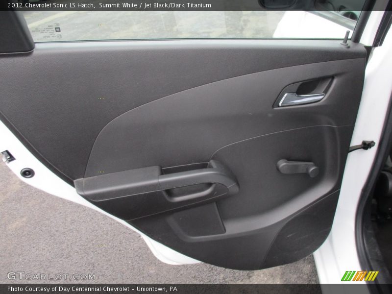 Summit White / Jet Black/Dark Titanium 2012 Chevrolet Sonic LS Hatch