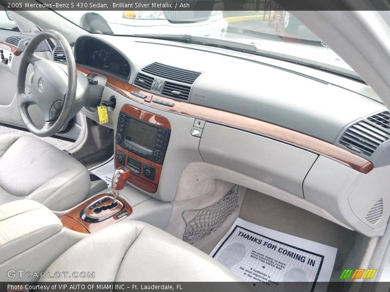 Brilliant Silver Metallic / Ash 2005 Mercedes-Benz S 430 Sedan
