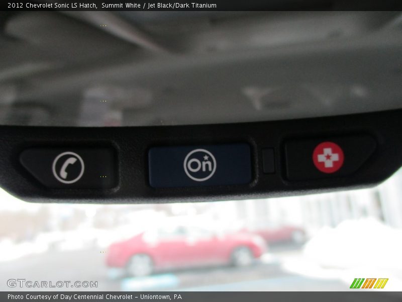 Summit White / Jet Black/Dark Titanium 2012 Chevrolet Sonic LS Hatch