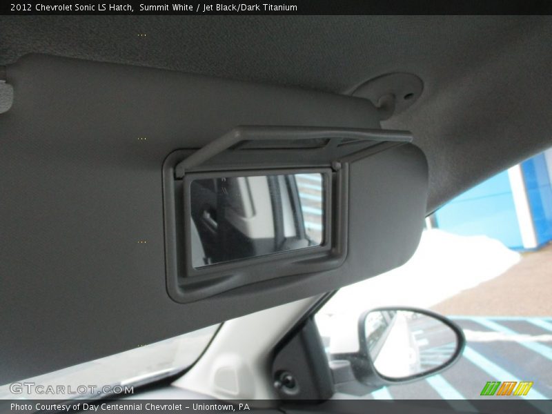 Summit White / Jet Black/Dark Titanium 2012 Chevrolet Sonic LS Hatch