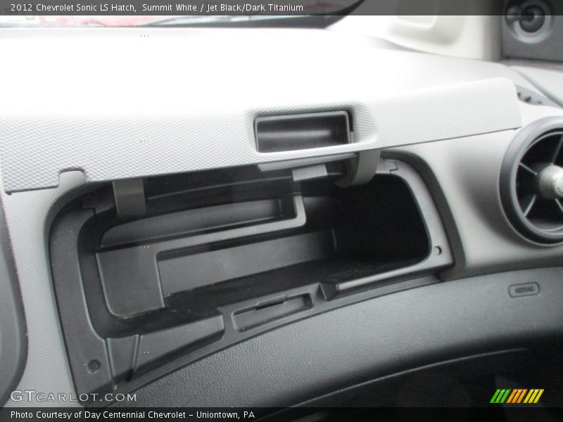 Summit White / Jet Black/Dark Titanium 2012 Chevrolet Sonic LS Hatch