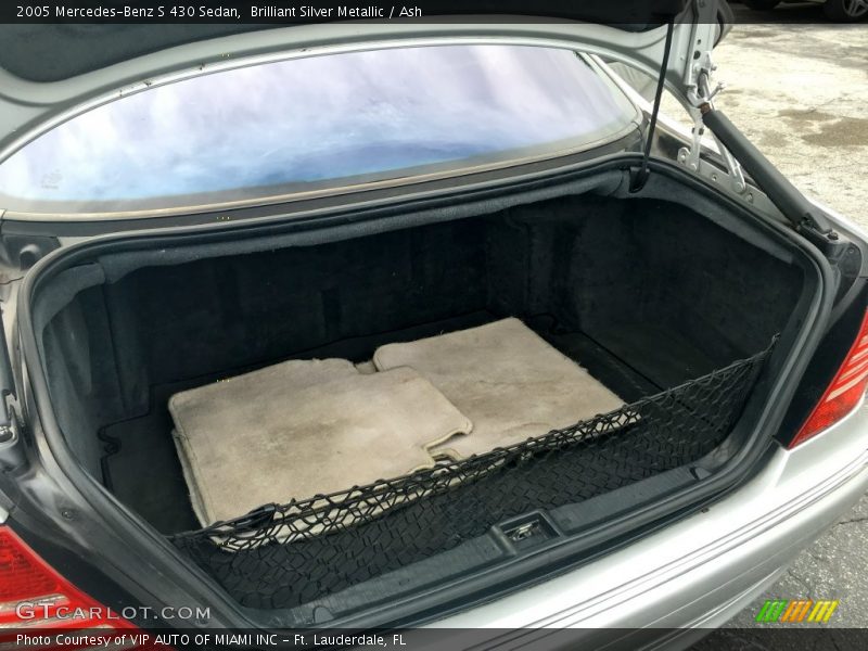 Brilliant Silver Metallic / Ash 2005 Mercedes-Benz S 430 Sedan
