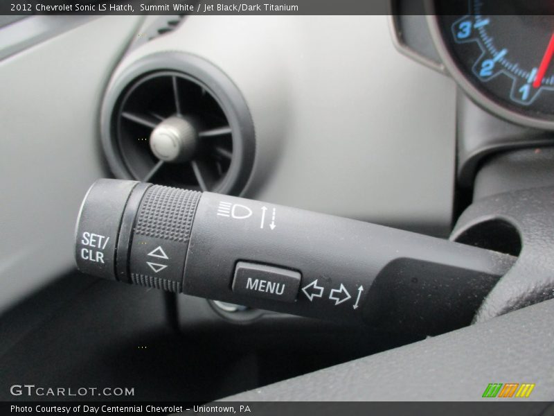 Summit White / Jet Black/Dark Titanium 2012 Chevrolet Sonic LS Hatch