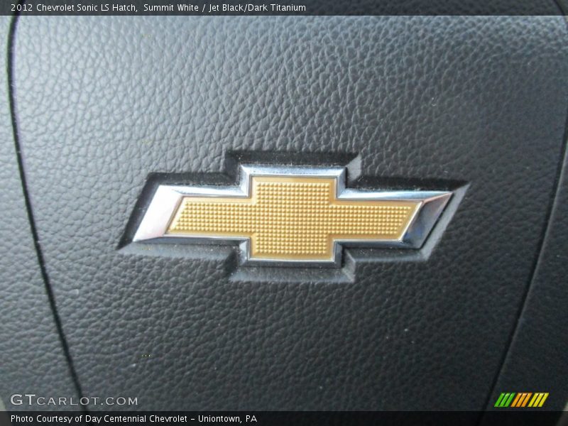 Summit White / Jet Black/Dark Titanium 2012 Chevrolet Sonic LS Hatch