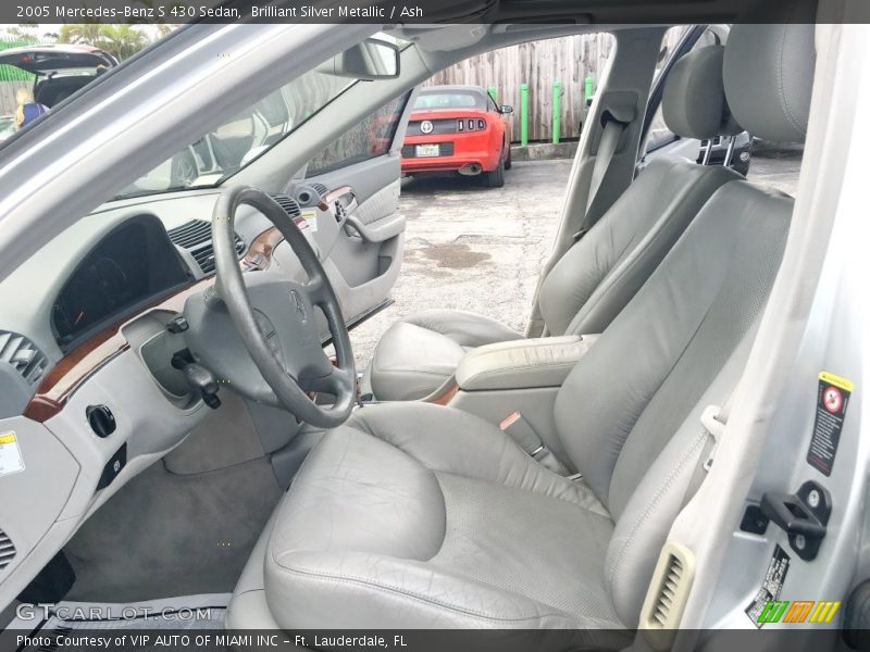 Brilliant Silver Metallic / Ash 2005 Mercedes-Benz S 430 Sedan