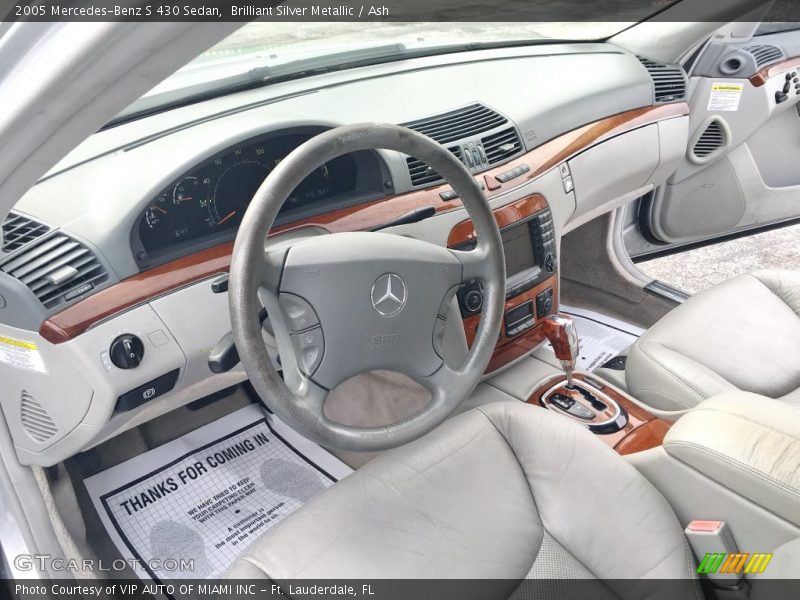 Brilliant Silver Metallic / Ash 2005 Mercedes-Benz S 430 Sedan