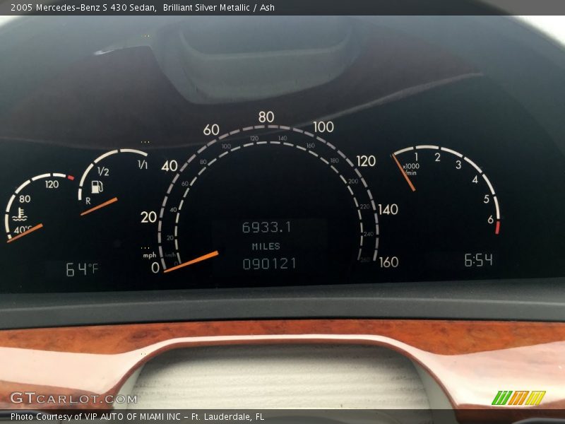 Brilliant Silver Metallic / Ash 2005 Mercedes-Benz S 430 Sedan
