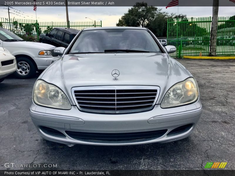 Brilliant Silver Metallic / Ash 2005 Mercedes-Benz S 430 Sedan