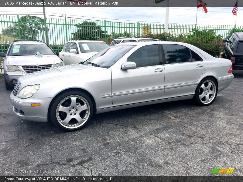 Brilliant Silver Metallic / Ash 2005 Mercedes-Benz S 430 Sedan