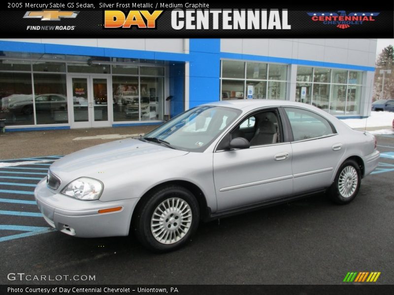 Silver Frost Metallic / Medium Graphite 2005 Mercury Sable GS Sedan