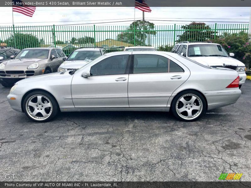 Brilliant Silver Metallic / Ash 2005 Mercedes-Benz S 430 Sedan