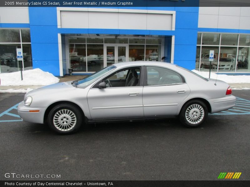 Silver Frost Metallic / Medium Graphite 2005 Mercury Sable GS Sedan