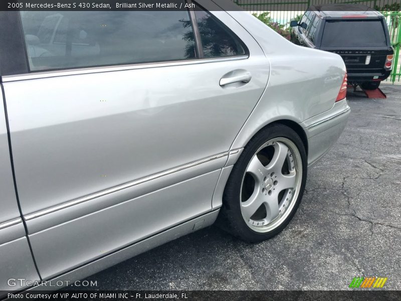 Brilliant Silver Metallic / Ash 2005 Mercedes-Benz S 430 Sedan