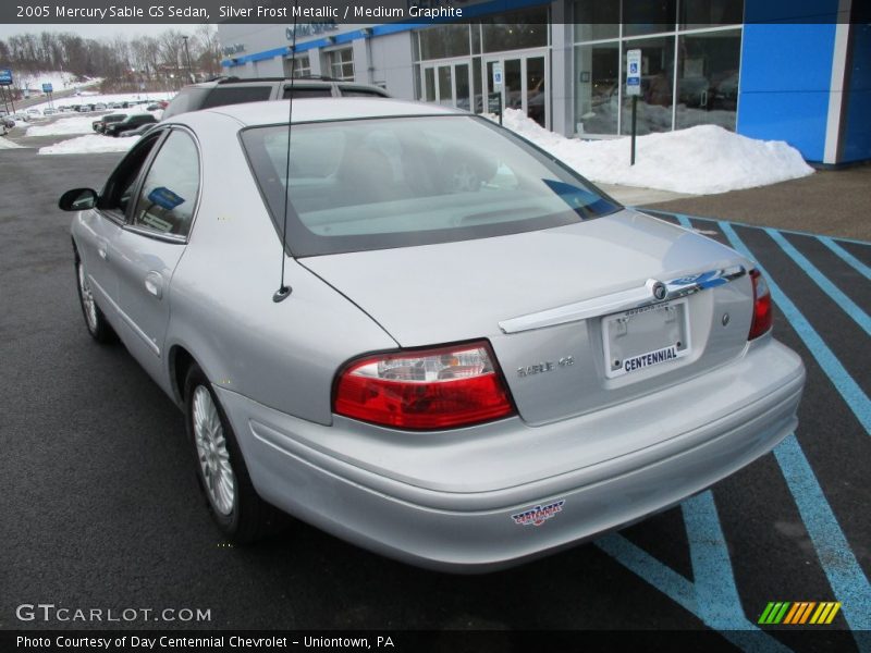 Silver Frost Metallic / Medium Graphite 2005 Mercury Sable GS Sedan
