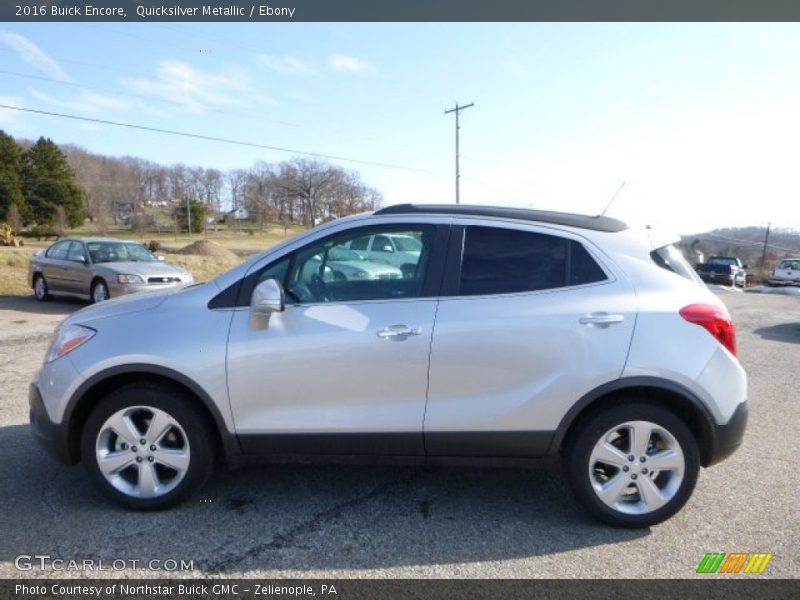 Quicksilver Metallic / Ebony 2016 Buick Encore