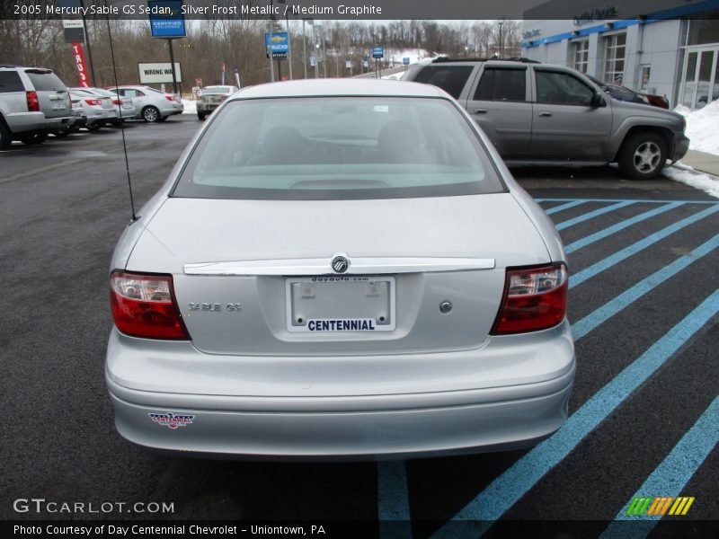 Silver Frost Metallic / Medium Graphite 2005 Mercury Sable GS Sedan