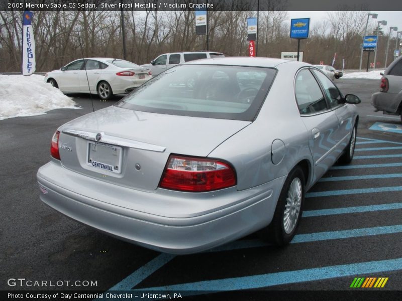 Silver Frost Metallic / Medium Graphite 2005 Mercury Sable GS Sedan