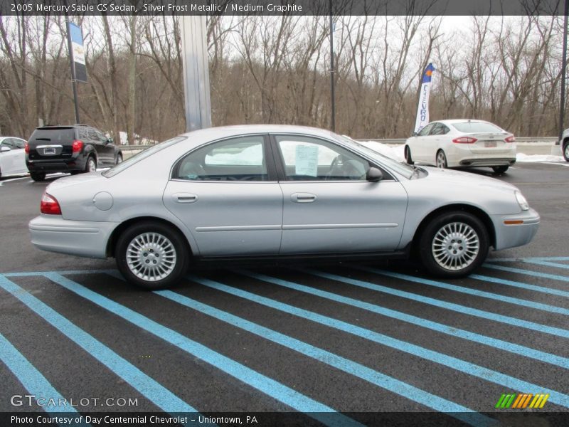 Silver Frost Metallic / Medium Graphite 2005 Mercury Sable GS Sedan