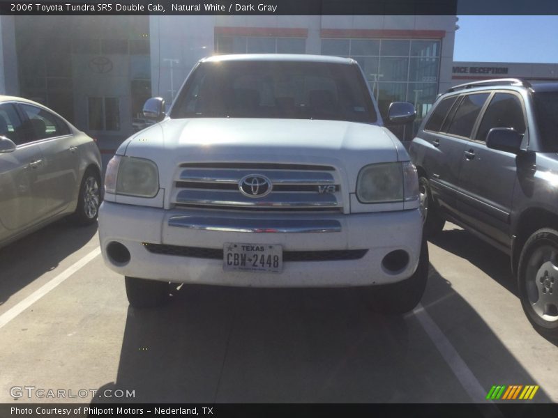 Natural White / Dark Gray 2006 Toyota Tundra SR5 Double Cab