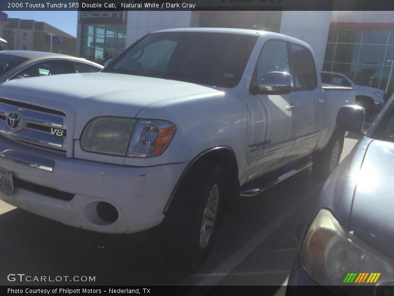 Natural White / Dark Gray 2006 Toyota Tundra SR5 Double Cab