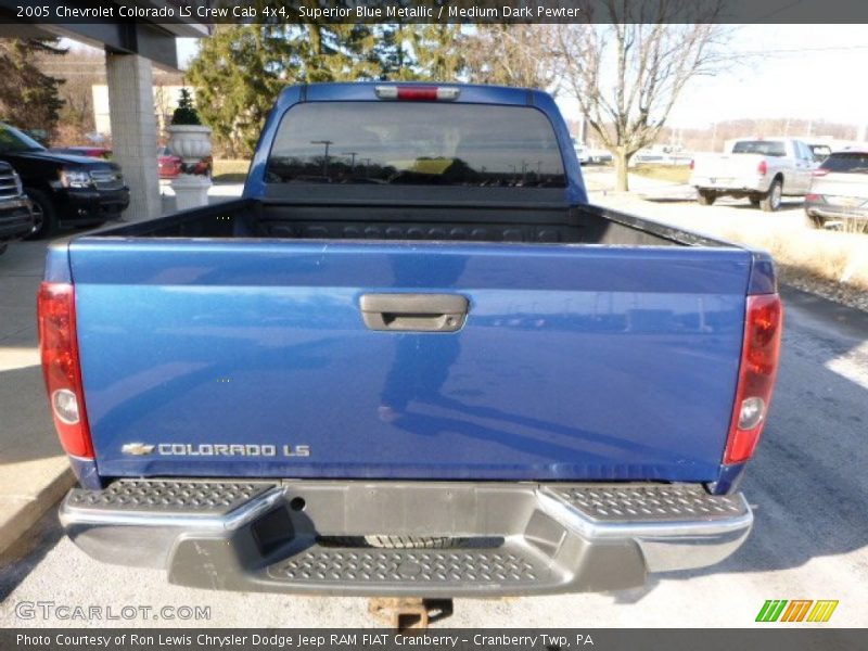 Superior Blue Metallic / Medium Dark Pewter 2005 Chevrolet Colorado LS Crew Cab 4x4