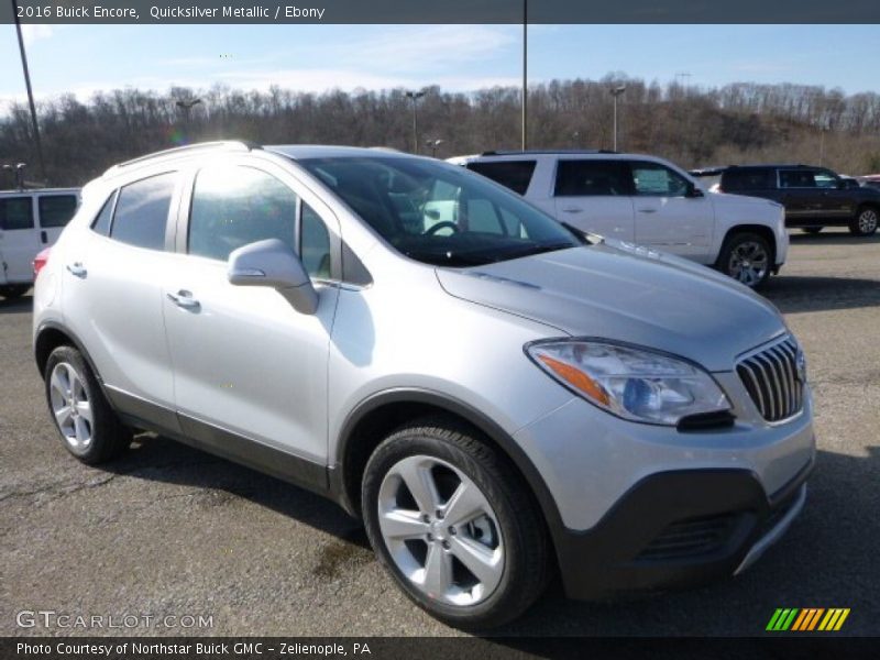 Quicksilver Metallic / Ebony 2016 Buick Encore