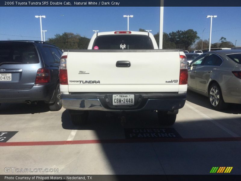 Natural White / Dark Gray 2006 Toyota Tundra SR5 Double Cab