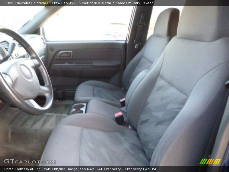 Superior Blue Metallic / Medium Dark Pewter 2005 Chevrolet Colorado LS Crew Cab 4x4