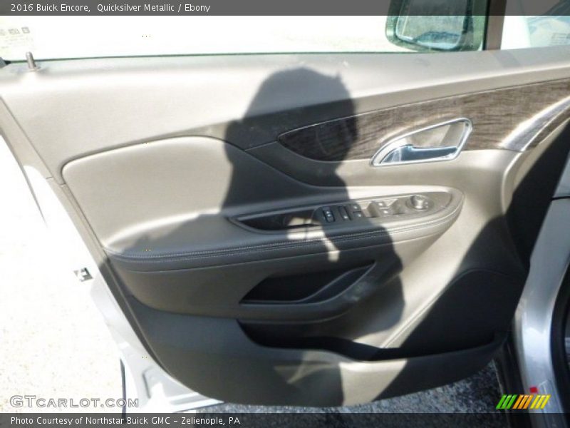 Quicksilver Metallic / Ebony 2016 Buick Encore