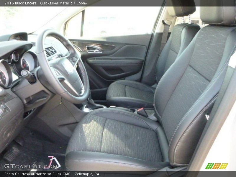 Quicksilver Metallic / Ebony 2016 Buick Encore