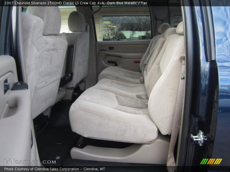 Dark Blue Metallic / Tan 2007 Chevrolet Silverado 2500HD Classic LS Crew Cab 4x4