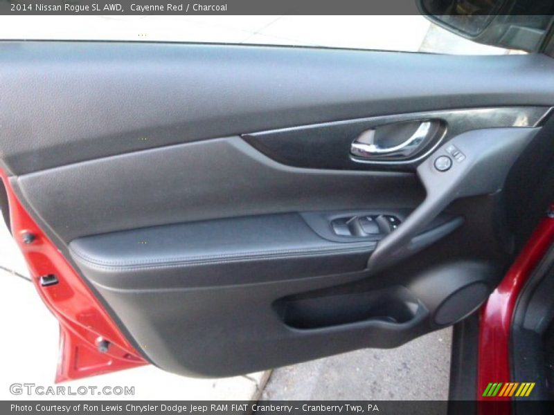 Cayenne Red / Charcoal 2014 Nissan Rogue SL AWD