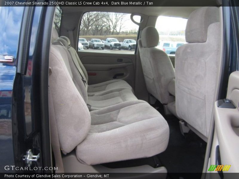 Dark Blue Metallic / Tan 2007 Chevrolet Silverado 2500HD Classic LS Crew Cab 4x4