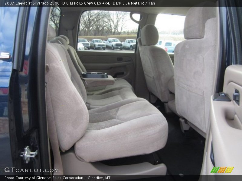 Dark Blue Metallic / Tan 2007 Chevrolet Silverado 2500HD Classic LS Crew Cab 4x4
