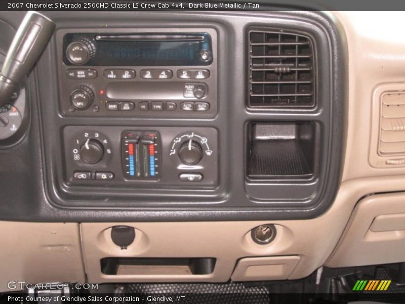 Dark Blue Metallic / Tan 2007 Chevrolet Silverado 2500HD Classic LS Crew Cab 4x4