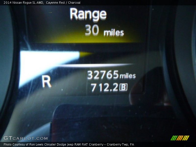 Cayenne Red / Charcoal 2014 Nissan Rogue SL AWD