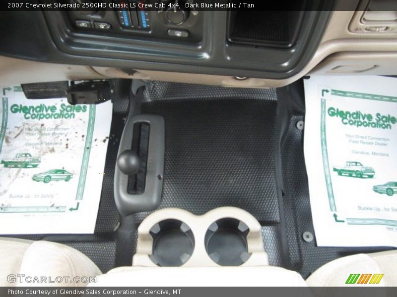 Dark Blue Metallic / Tan 2007 Chevrolet Silverado 2500HD Classic LS Crew Cab 4x4