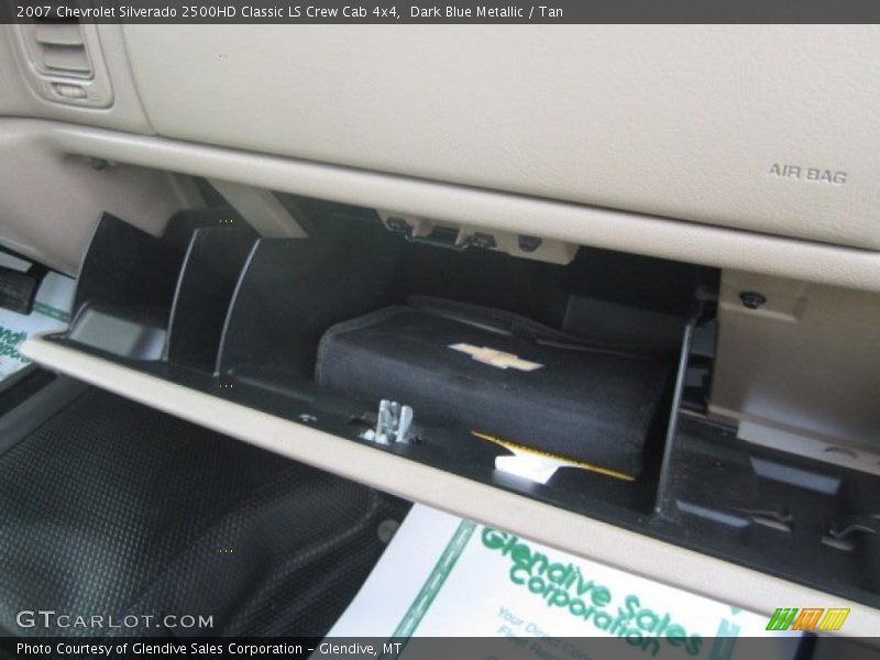 Dark Blue Metallic / Tan 2007 Chevrolet Silverado 2500HD Classic LS Crew Cab 4x4