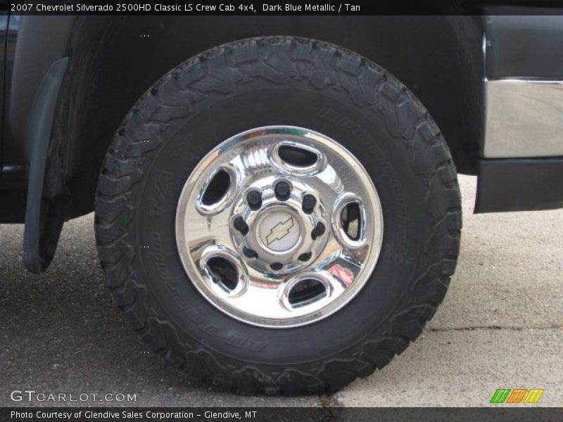 Dark Blue Metallic / Tan 2007 Chevrolet Silverado 2500HD Classic LS Crew Cab 4x4