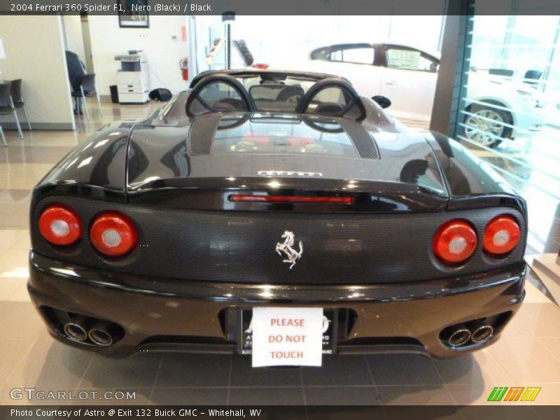 Nero (Black) / Black 2004 Ferrari 360 Spider F1