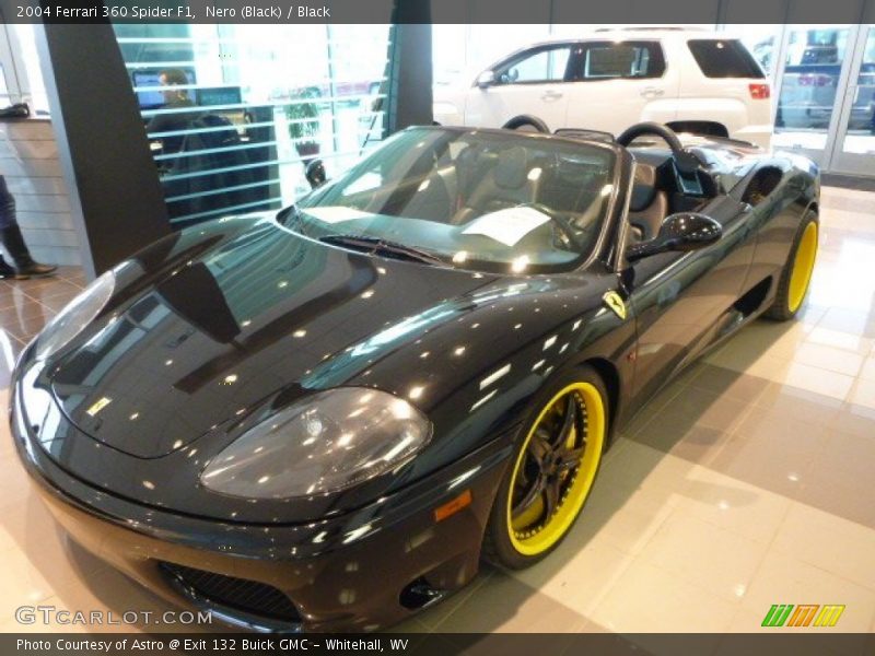 Nero (Black) / Black 2004 Ferrari 360 Spider F1