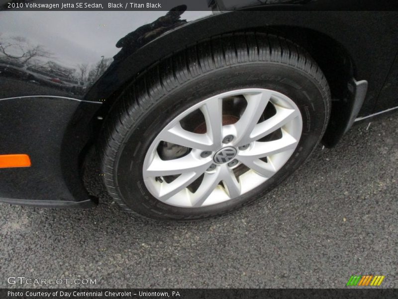 Black / Titan Black 2010 Volkswagen Jetta SE Sedan