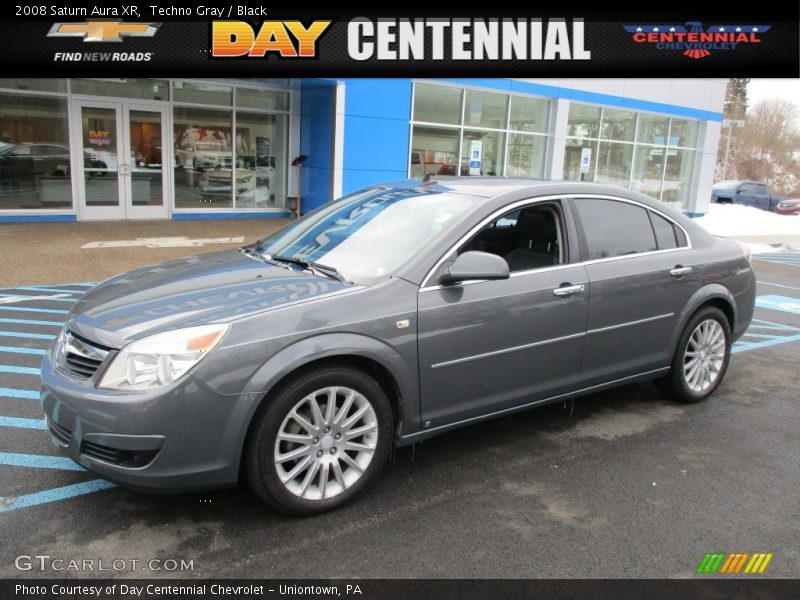 Techno Gray / Black 2008 Saturn Aura XR