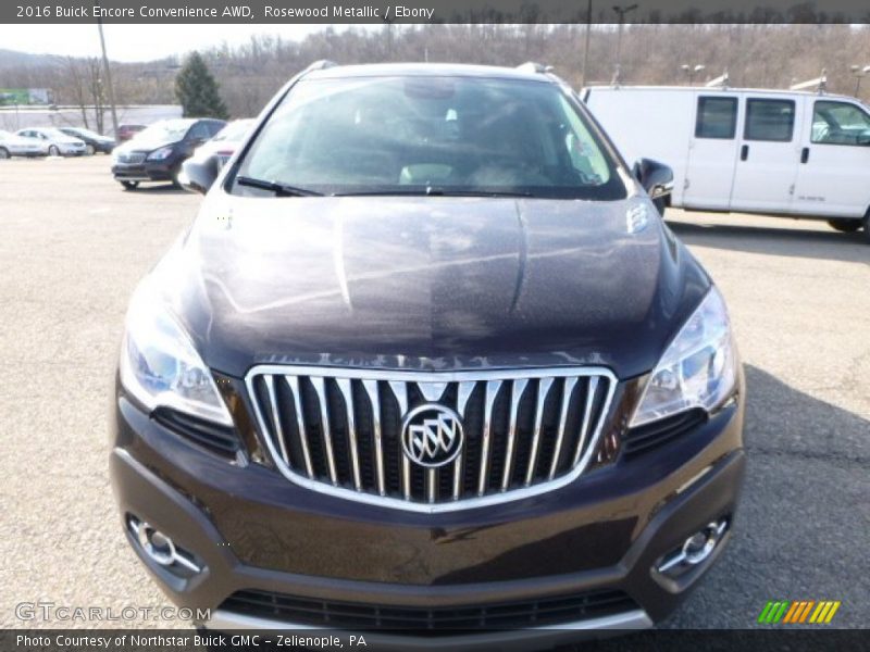 Rosewood Metallic / Ebony 2016 Buick Encore Convenience AWD