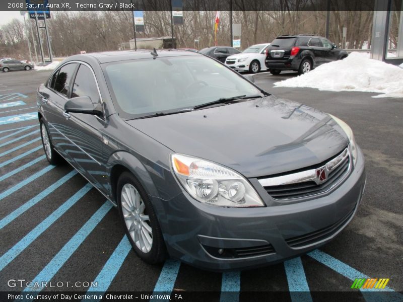 Techno Gray / Black 2008 Saturn Aura XR
